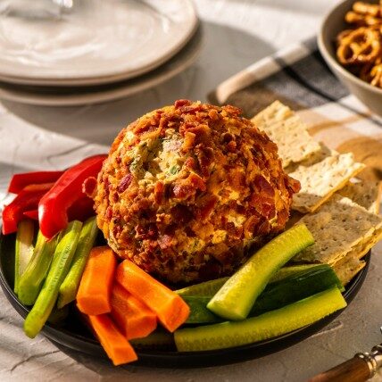 Dill Pickle Ham Cheese Ball