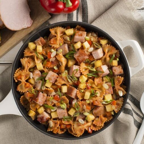 easy hawaiian pasta skillet lr 760x507 1 e1750342760721