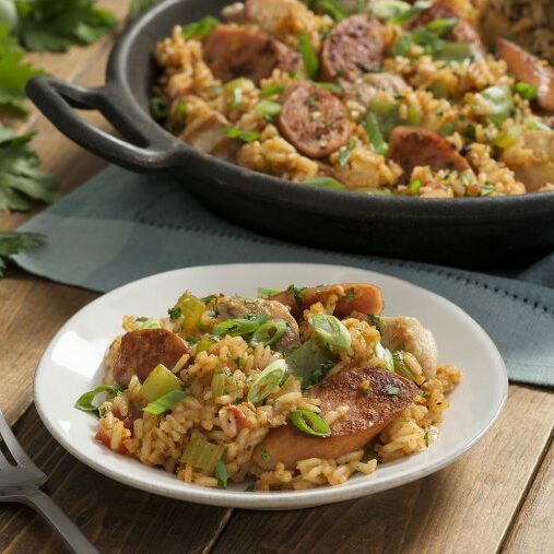 Jalapeno Cheddar Sausage Jambalaya