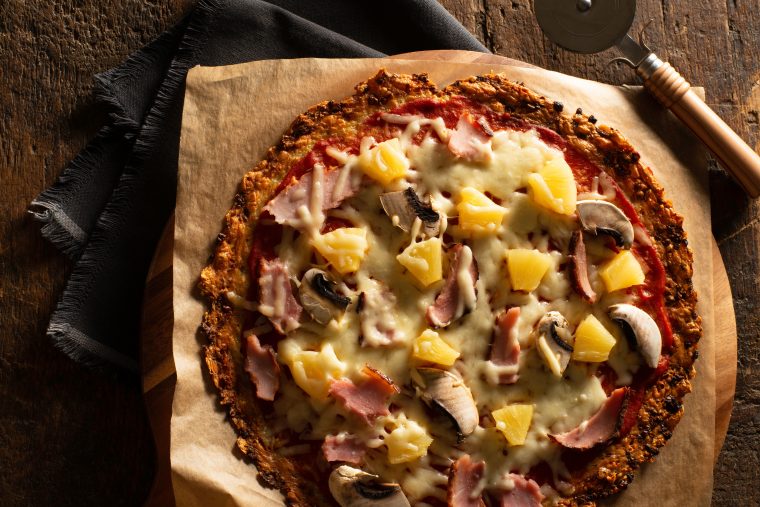 Cauliflower Crust Hawaiian Pizza Kentucky Legend 8607