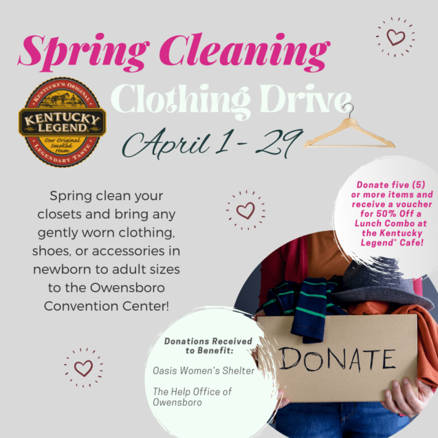 Kentucky Legend Hosts Spring Clothing Drive